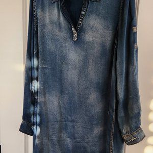 Ryan Michael Denim Shirtdress